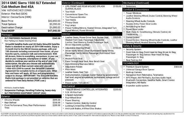 2014 GMC Sierra 1500 SLT