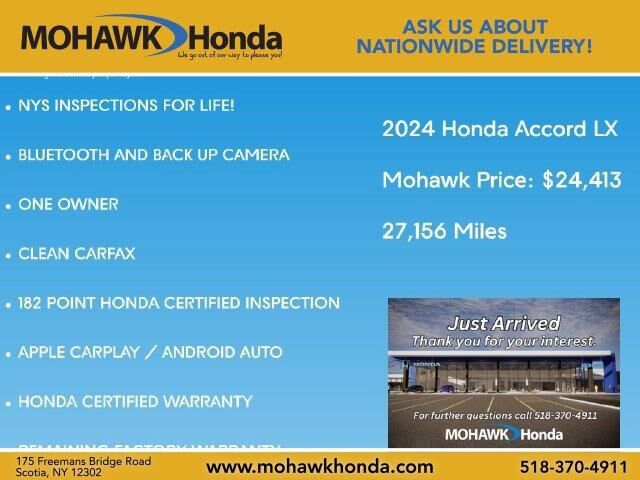 2024 Honda Accord LX