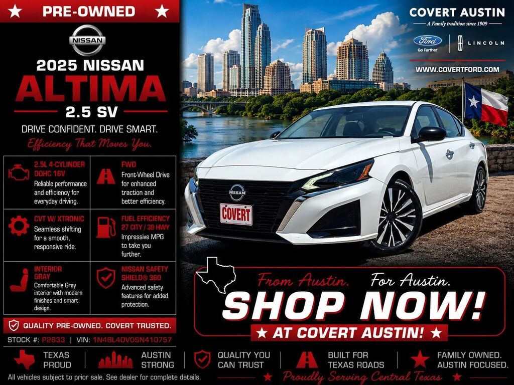 2025 Nissan Altima 2.5 SV — photo 1 of 39