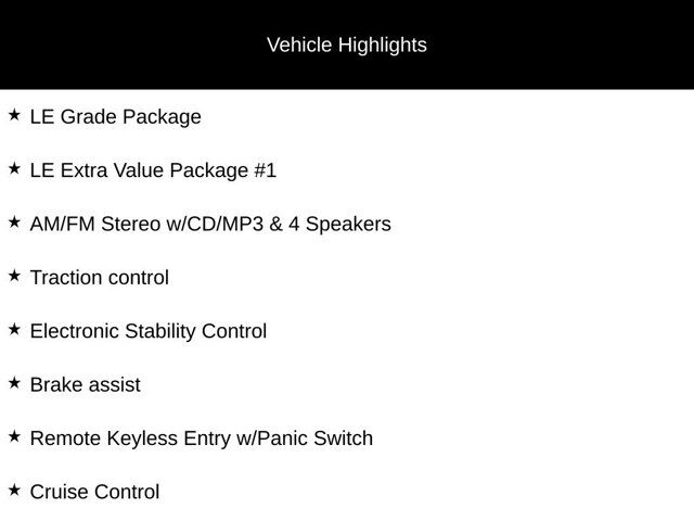 2010 Toyota Corolla LE — photo 1 of 1