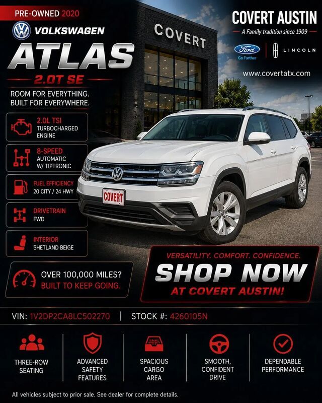 2020 Volkswagen Atlas SE