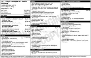 2021 Dodge Challenger SRT Hellcat Widebody