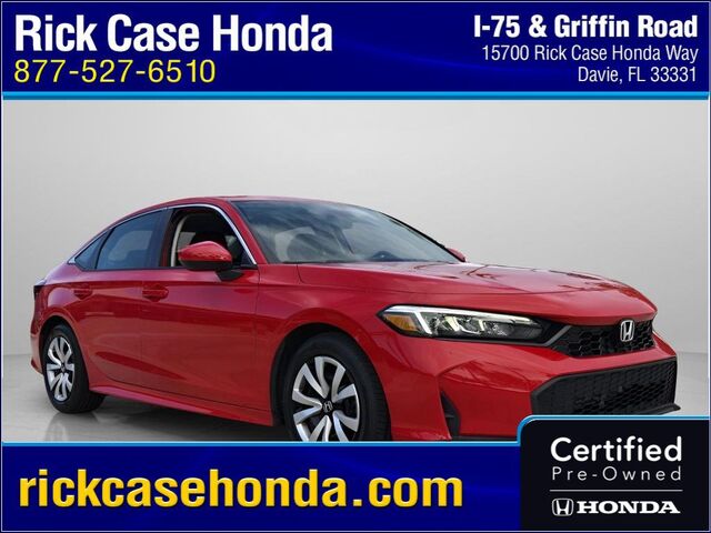 2025 Honda Civic Sedan 4D LX