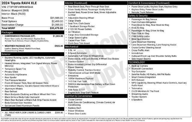2024 Toyota RAV4 XLE — photo 1 of 9