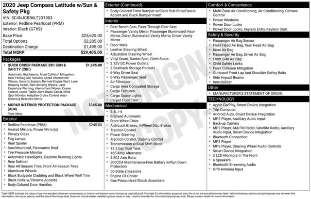 2020 Jeep Compass Latitude