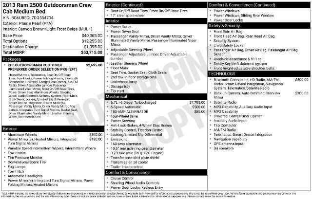 2013 Ram 2500 SLT