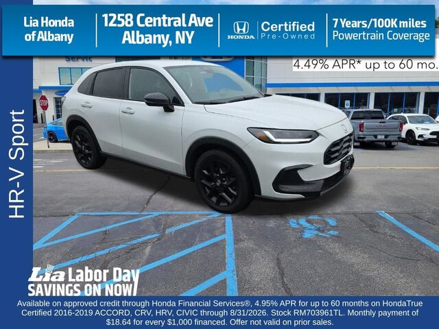 2024 Honda HR-V 5DR AWD SPORT BD