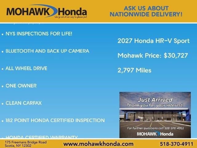 2027 Honda HR-V Sport
