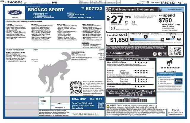 2026 Ford Bronco Sport Big Bend — photo 1 of 2