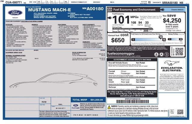 2021 Ford Mustang Mach-E California Route 1 — photo 1 of 3