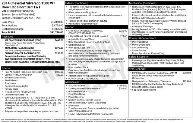 2014 Chevrolet Silverado 1500 Work Truck — photo 1 of 1