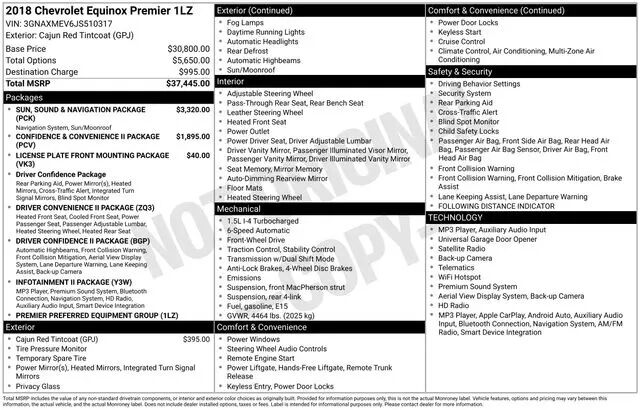 2018 Chevrolet Equinox Premier — photo 1 of 1