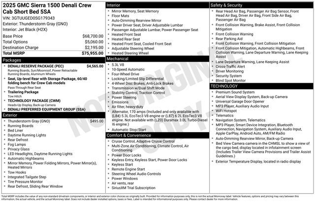 2025 GMC Sierra 1500 Denali — photo 1 of 1
