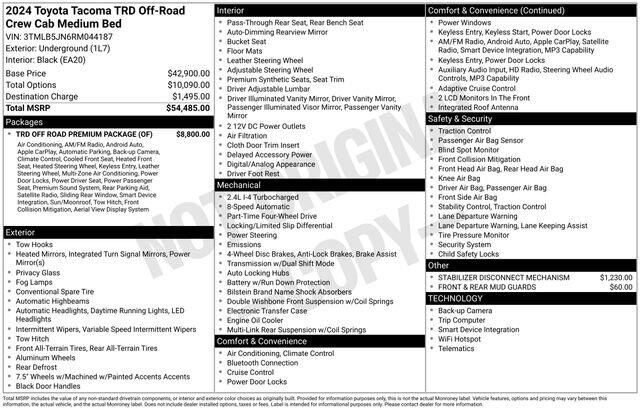 2024 Toyota Tacoma TRD Off-Road