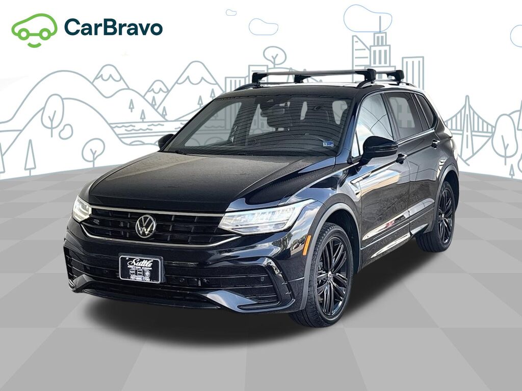 2022 Volkswagen Tiguan SE R-Line Black — photo 1 of 7