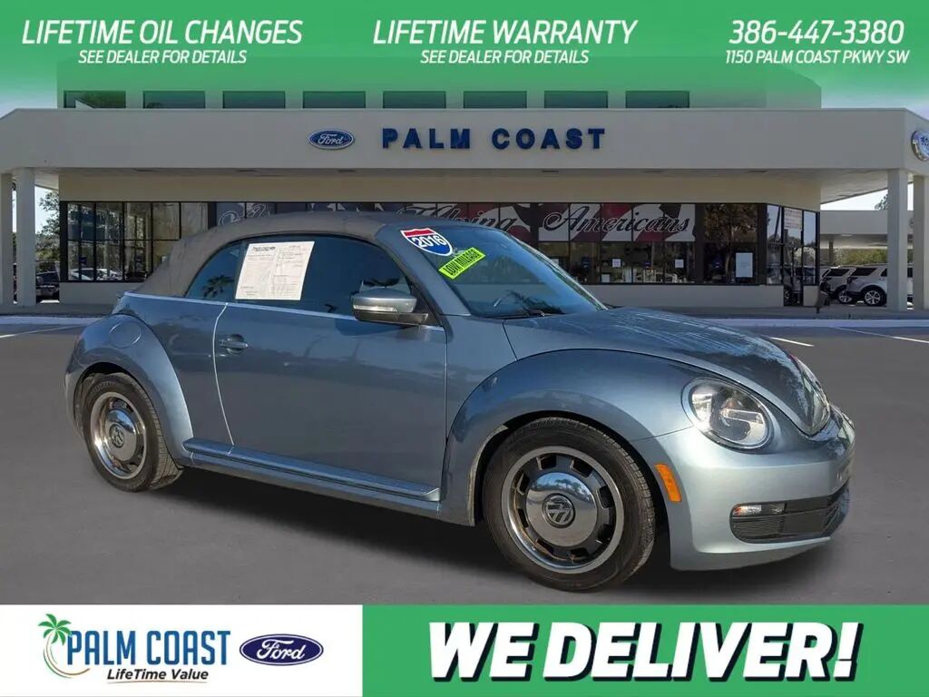 2016 Volkswagen Beetle Convertible 1.8T Denim — photo 1 of 13