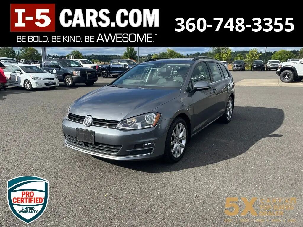 2016 Volkswagen Golf SportWagen TSI S — photo 1 of 12