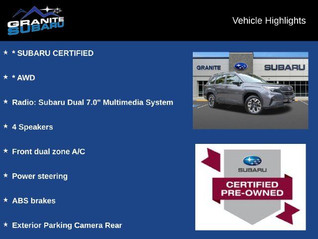2026 Subaru Forester Base