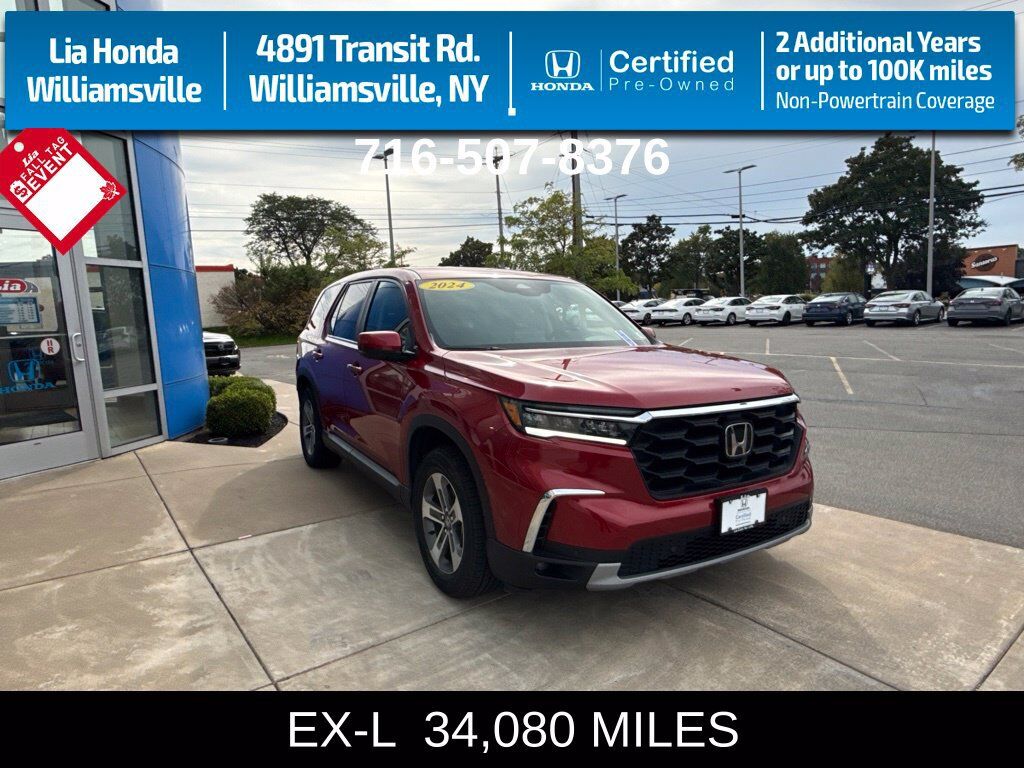 2024 Honda Pilot AWD EX-L — photo 1 of 7