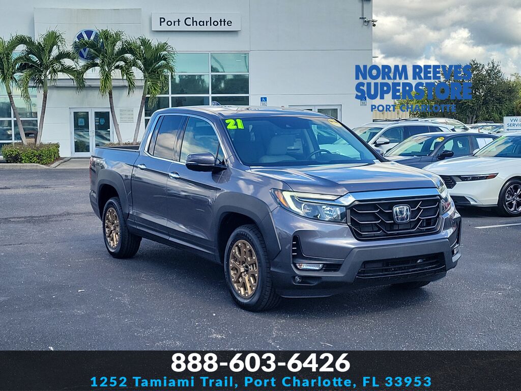 2021 Honda Ridgeline AWD RTL-E — photo 1 of 7