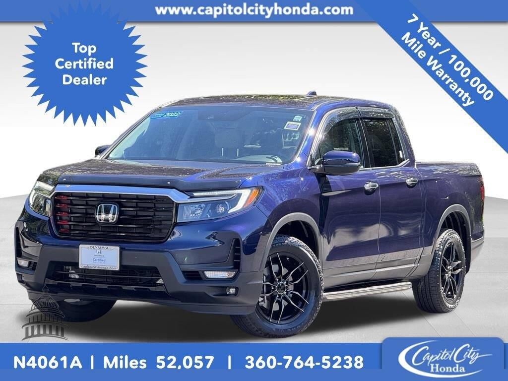 2022 Honda Ridgeline RTL-E — photo 1 of 12