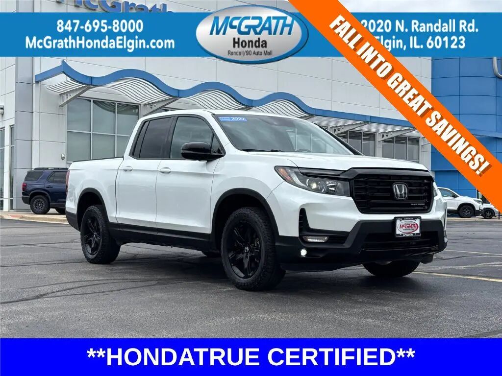 2022 Honda Ridgeline Black Edition — photo 1 of 13