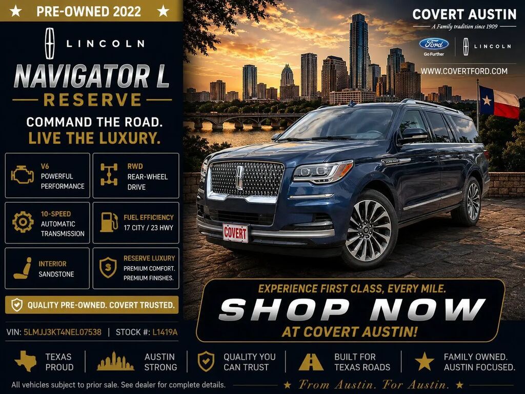 2022 Lincoln Navigator L Reserve — photo 1 of 26