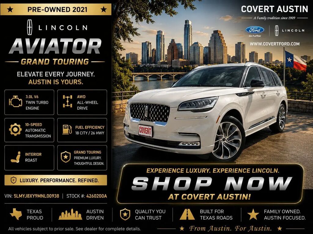 2021 Lincoln Aviator Grand Touring — photo 1 of 27