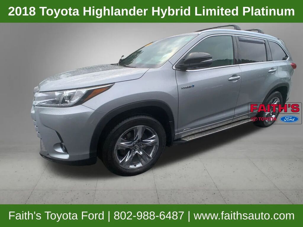 2018 Toyota Highlander Hybrid Limited Platinum — photo 1 of 13