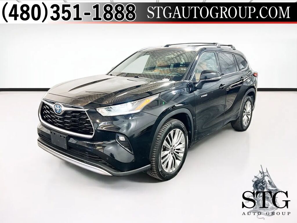2021 Toyota Highlander Hybrid Platinum — photo 1 of 13