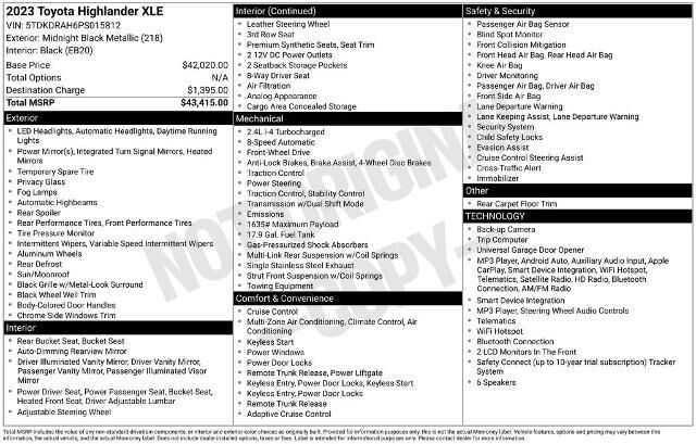 2023 Toyota Highlander L