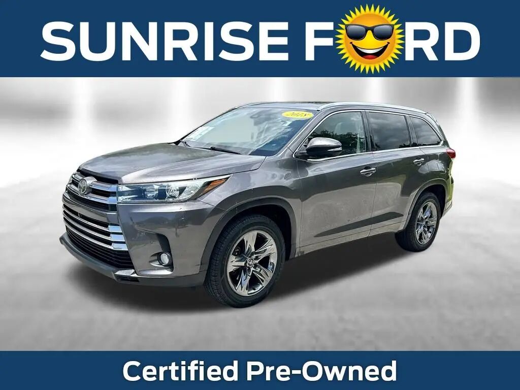 2018 Toyota Highlander Limited Platinum — photo 1 of 42