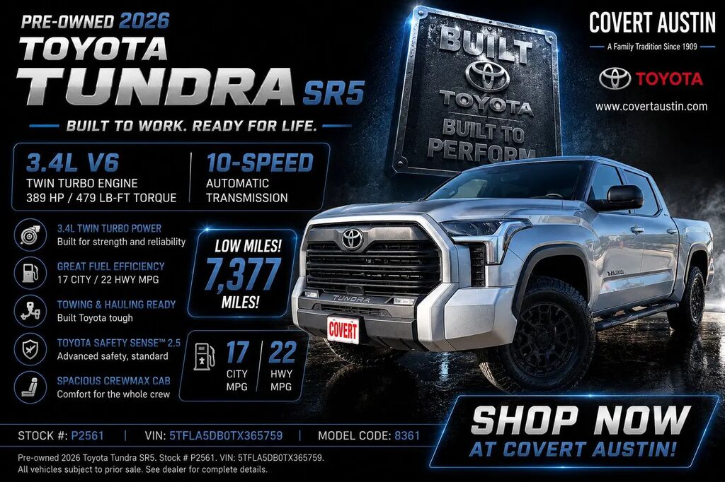 2026 Toyota Tundra SR5 — photo 1 of 28