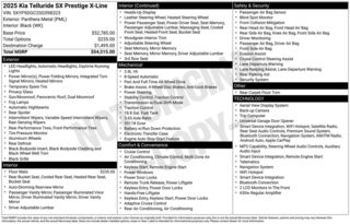2025 Kia Telluride SX-Prestige X-Line