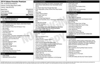 2019 Subaru Forester Premium
