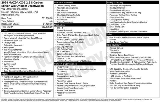 2024 Mazda CX-5 2.5 S Preferred