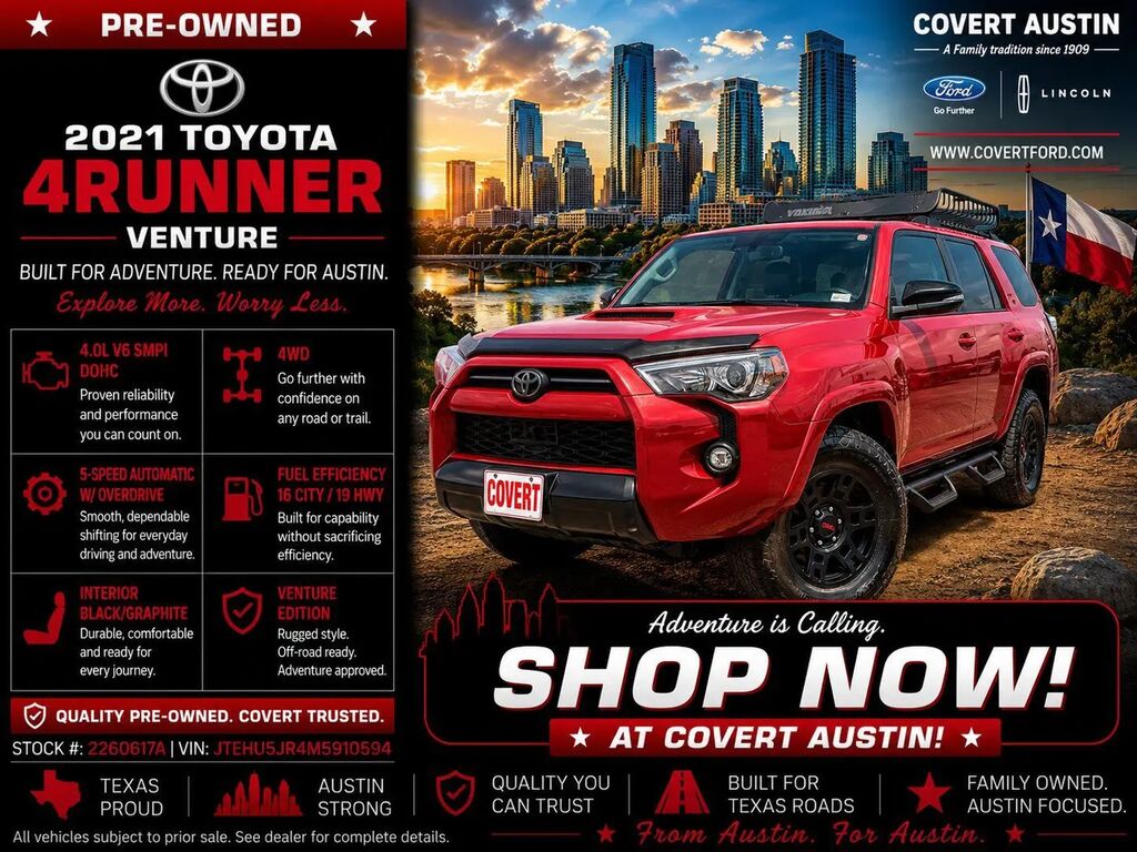 2021 Toyota 4Runner Venture Edition — photo 1 of 15