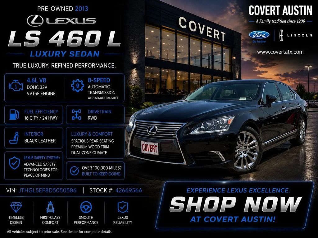 2013 Lexus LS 460 L — photo 1 of 15