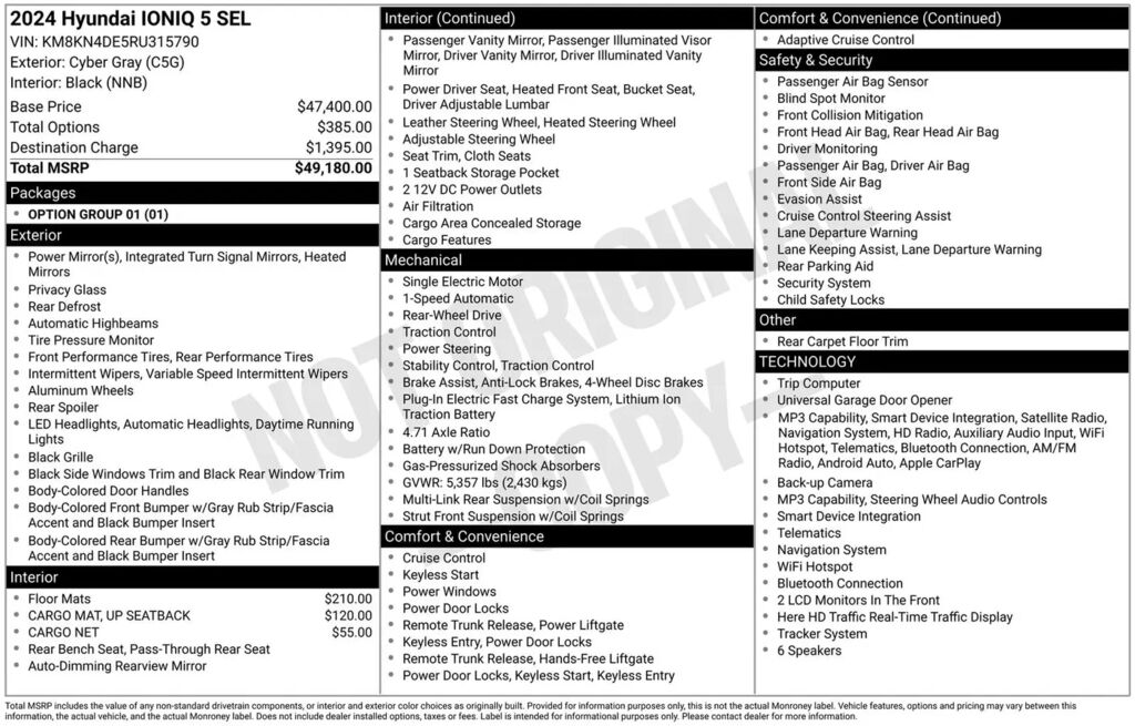 2024 Hyundai IONIQ 5 SEL — photo 1 of 1