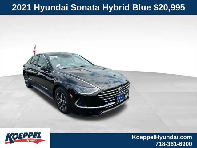 2021 Hyundai SONATA Hybrid Blue — photo 1 of 27