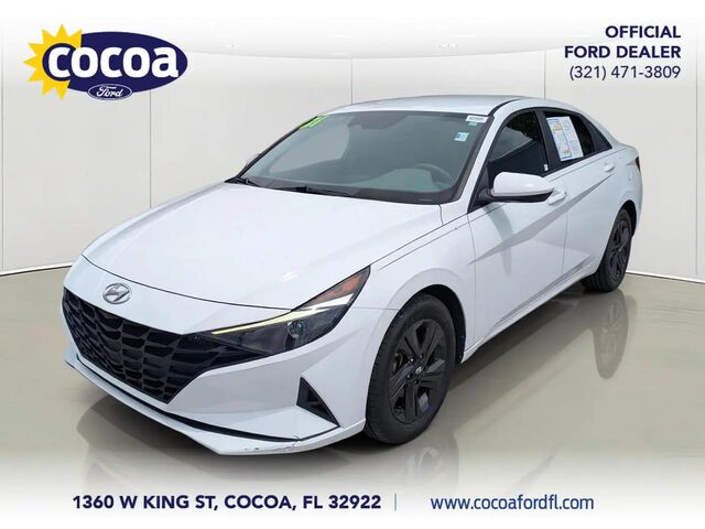 2021 Hyundai ELANTRA Hybrid Blue