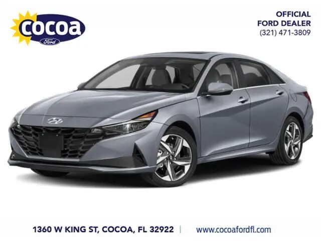 2021 Hyundai ELANTRA Hybrid Blue — photo 1 of 1
