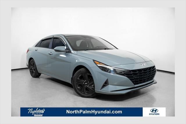 2021 Hyundai ELANTRA Hybrid Blue