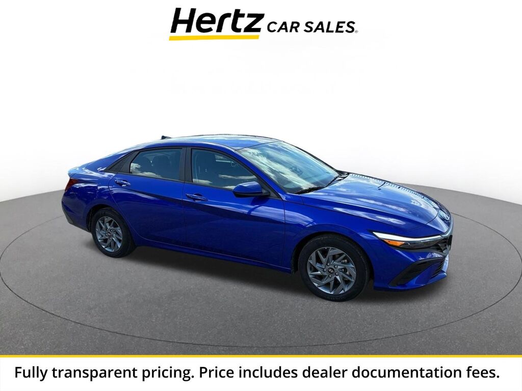 2026 Hyundai Elantra Hybrid Blue — photo 1 of 15