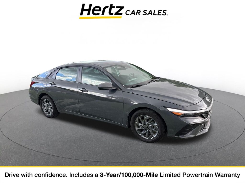 2026 Hyundai Elantra Hybrid Blue — photo 1 of 11