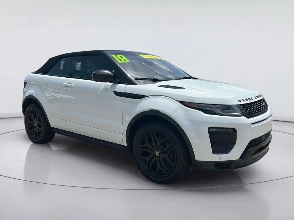 2019 Land Rover Range Rover Evoque Convertible HSE Dynamic — photo 1 of 14