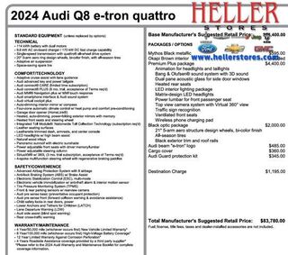 2024 Audi Q8 e-tron quattro Premium Plus