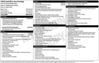 2024 Audi Q8 e-tron quattro Prestige