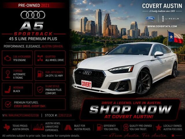 2021 Audi A5 Sportback quattro Premium Plus 45 TFSI